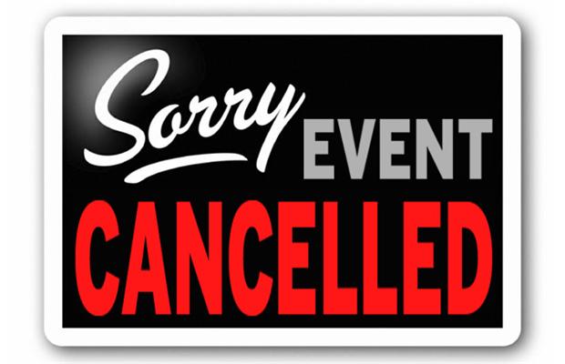 Cancelled - sorry about this, but the weather is just too threatening